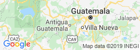 Antigua Guatemala map